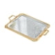 thumbnail image 2 of Bandeja para servir joyas, bandeja rectangular artística con asas, bandeja de tocador para casa de té L, 2 of 9