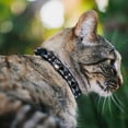 thumbnail image 2 of Buckle-Down Breakaway Cat Collar With Bell, Plastic Clip, Easy Adjustable, Tribal Pattern Black White, 8.5 to 12 Inches 0.5 Inch Wide, 2 of 4