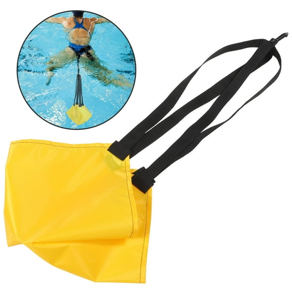 Worgeous Swimming Parachute Resistance Training Gear Yellow Neoprene 1Pack 17.7x17.3in