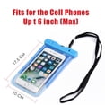thumbnail image 5 of 3pcs/lot Universal Multifunctional Waterproof Phone Bag Armband Transparent Pouch for Smartphones upto (6 inch) (random color), 5 of 10