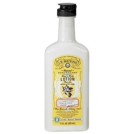J.R. Watkins Naturals Hand & Body Lotion Lemon Cream, 11.0 FL OZ