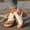 White, variant on Caywon Women Gladiator Sandals, Chunky Heel Toe Ring, Ankle Strap Thick Sole Dressy, Comfortable Ladies Shoes Sandalias Cuña Mujer