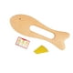 thumbnail image 3 of Herramienta de madera, ligera, duradera, Manual, portátil con mango, tabla de profesional para el cuello, viajes, cuidado de la salud, Macarena Tablero Gua Sha, 3 of 8