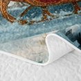 thumbnail image 5 of Manfei Festive Christmas Tree Quilt Full,Xmas Holiday Season Full Bedspread Sets,3 Pieces,1 Coverlet and 2 Pillowcases, 5 of 7