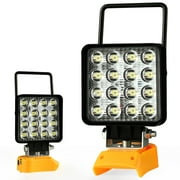AnTom LED Work Light for Dewalt 20V Battery,48W 4800LM LED Flood Light for Outdoor and Job Site Lighting