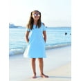 thumbnail image 3 of Arshiner Girl's Short Sleeve Casual Vintage Black Skater Party Dress with Pockets for 11-12 Years, 3 of 3
