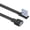 0.1m-Bend left, variant on USB 2.0 Male To Female Extension Cable Flat Silicone Wire 90 Degree Angled/Straight Head Connector For Computer