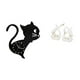 thumbnail image 5 of Reloj de pared de gato, estatua de cisne, figura de , decoración de mesa de cerámica, escultura de animal, decoración de cisne acrílico, adec, 5 of 8