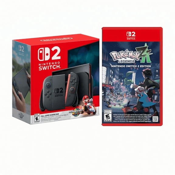 2026 New TEC Nintendo Switch Nintendo Switch 2 Mario Kart World with Pokémon Legends: Z-A Bundle