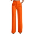 thumbnail image 3 of jiaxiM Womans Dress Pants Wide Leg Elastic Waist Palazzo Capri Pants for Women Drawstring Trendy Work Trousers for Women Lounge Pants Women Summer Cruise Outfits for Women, 3 of 5