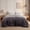 Gray, variant on Regency Heights Full/Queen Size Comforter Set, Fluffy Bubble Plush Comforter Set, 3-Piece Bedding Set, Gray Ombre