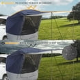 thumbnail image 6 of Ktaxon Car Trunk Tent SUV Portable Camping Awning Shelter Rear Sunshade Canopy Rainproof, 6 of 7