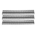thumbnail image 1 of Binding Comb, 10 Pcs Reusable Wear Resistant PP Paper Binding Tool  For Office Black, 1 of 8