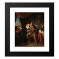 thumbnail image 2 of Simon Opzoomer 12x14 Black Modern Framed Museum Art Print Titled - Magdalena Moons Begs Her Fiance Francisco Valdez to Postpone the Storming of Leiden Another Night, 1574 (1840 - 1850), 2 of 5