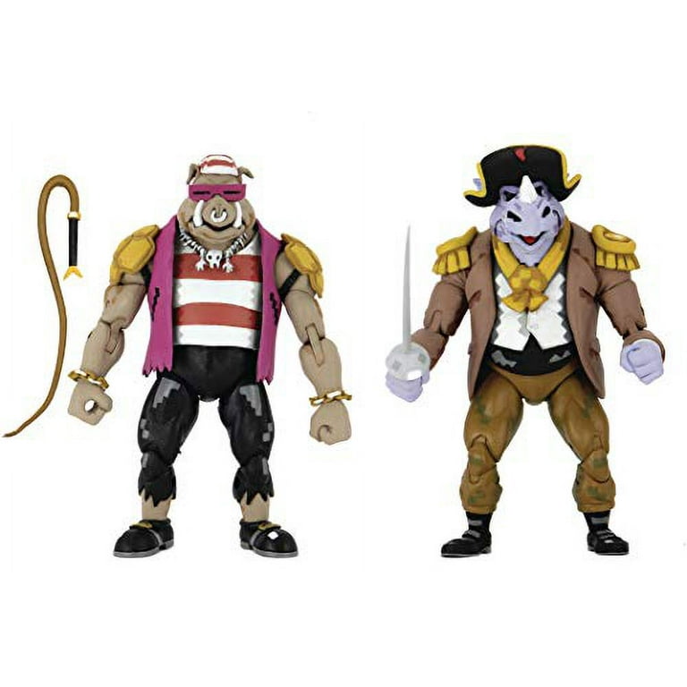 NECA ネカ タートルズ フィギュア ビーバップ&ロックステディ TMNT NECA TMNT Turtles in Times Pirate Bebop & Rocksteady 7