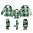 thumbnail image 2 of Family Christmas Pajamas Matching Sets Silk Casual Matching Set for Family, 2 of 10