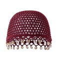 thumbnail image 6 of Krdevn Bohemian Crochet Hat Handmade Shell Lightweight Boho Cap for Beach and Travel,One Size, 6 of 6