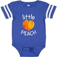 thumbnail image 3 of Inktastic Little Peach Cute Heart Shaped Peach Boys or Girls Baby Bodysuit, 3 of 5