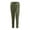 Army Green A, variant on Zpanxa Womens Wide Leg Pants Casual Solid Cotton Linen Pants, Drawstring Elastic Waist Calf-Length Pencil Pants, Work Pants for Women, Sports Athletic Lounge Pants with Pockets Army Green L