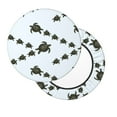thumbnail image 2 of KLL Sea Turtle Round Bar Chair Cushion Cover 13 inch ,Bar Stool Protector with Elastic, Soft Washable, 2 of 6