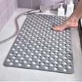 thumbnail image 2 of RLESO 2026 New Bath Mats for Bathroom 75*43Cm Anti Slip Grip Washable Bath Mat Fast Drying Easy Clean Non Slip Bathroom Rug for Shower Bathtub Khaki, 2 of 4