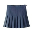 thumbnail image 1 of Jupe Taille Haute pour Femme Fille Skate Tennis Golf Robe à Carreaux à la Mode Courte Évasée Plissée Mini Jupe, 1 of 2