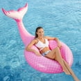thumbnail image 3 of Flotador inflable con forma de cola de sirena Jasonwell, gigante, rosa, 3 of 8