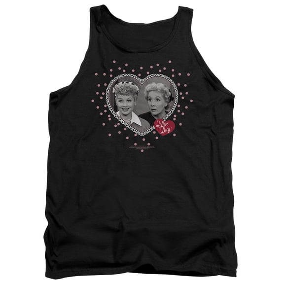 I Love Lucy - Hearts And Dots - Tank Top - Small