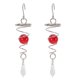 thumbnail image 1 of Campanas de viento en espiral Vhermosa 2 uds Acero inoxidable color rojo, 1 of 6
