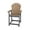 Brown, variant on Decksplore Tall Adirondack Chairs, Outdoor Balcony Chair, Patio Bar Stool Chair with Widened Arms, High Back, Footrest, 400lbs, All-Weather Bar Height Chair for Garden, Yard, Backyard (Lake Blue)