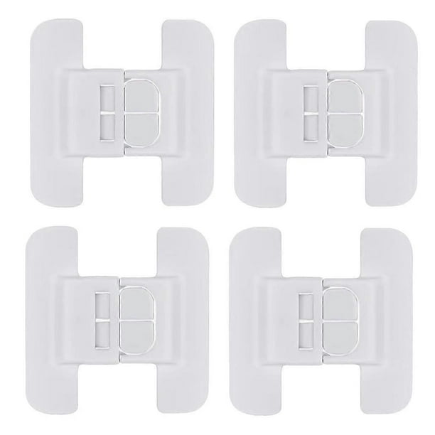Fridge Lock, Refrigerator Lock for Kids, Cabinet Locks for Babies, Child Drawer Locks, Freezer Door Lock for Proof 4Pcs