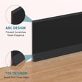 thumbnail image 4 of Moldura flexible para zócalo PATTENGO, 10 cm x 6 m, vinilo negro, 4 of 8