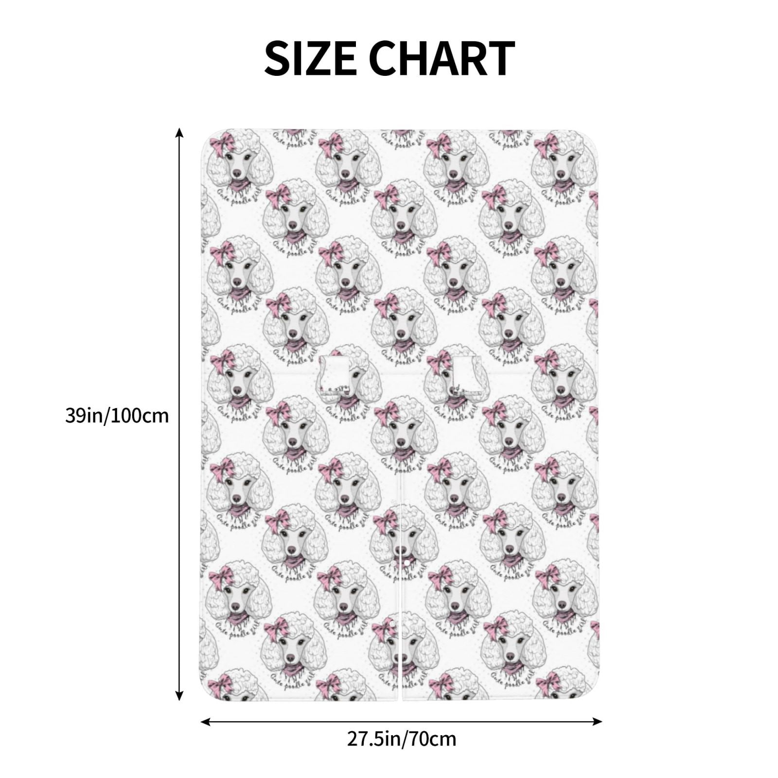 Naloa Poodle Dog Baby Car Seat Cover, Breathable Baby Carrier Cover, Multiuse Baby Carrier Cover & Nursing Breastfeeding Cover