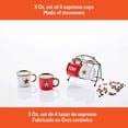 thumbnail image 3 of IMUSA 4 CUP RED/ WHITE START ESPRESSO CUP SET, 3 of 7