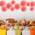 thumbnail image 2 of Moyic Juego de bolas de flores de papel rojas de 7,8 pulgadas, 1 Uds., papel para fiesta de cumpleaños, bolas de papel con pompón, Kits de decoración para fiestas Rojo 10 pulgadas, 2 of 6