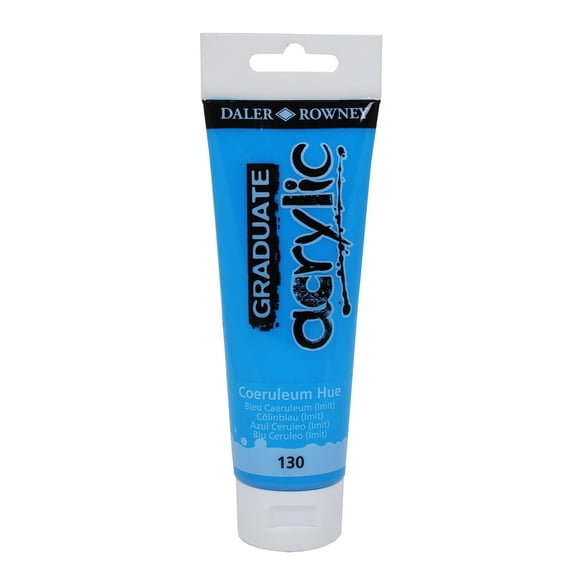 Daler-Rowney Graduate Acrylic, 120ml Tube, Cerulean Hue