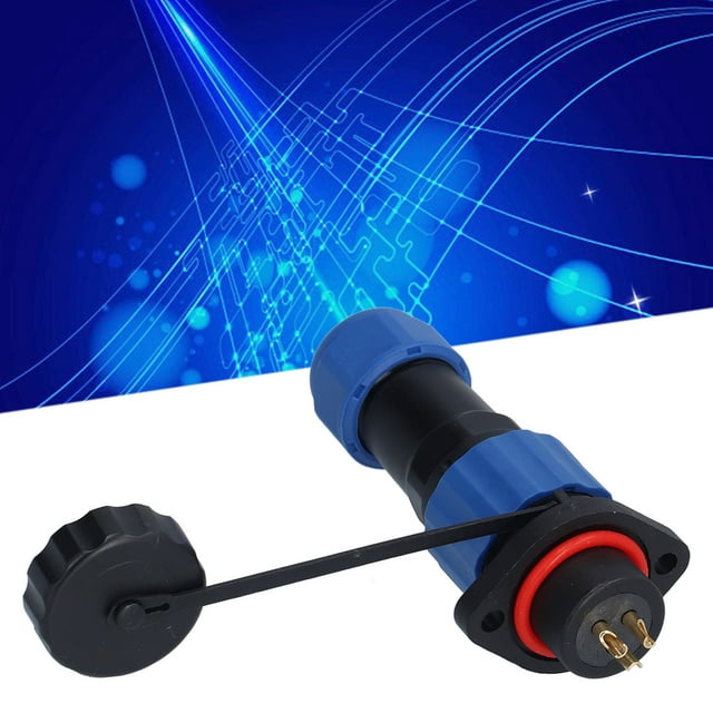 QIILU Flange Aviation Plug Socket, Durable 16mm Aviation Connector Plug For Communication Equipment For Instrumentation