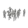 thumbnail image 2 of 10 piezas de modelos de soldados, maqueta de diorama, escala 1:64, resina sin pintar, juego de juguetes, figuras en miniatura para juegos y, 2 of 10