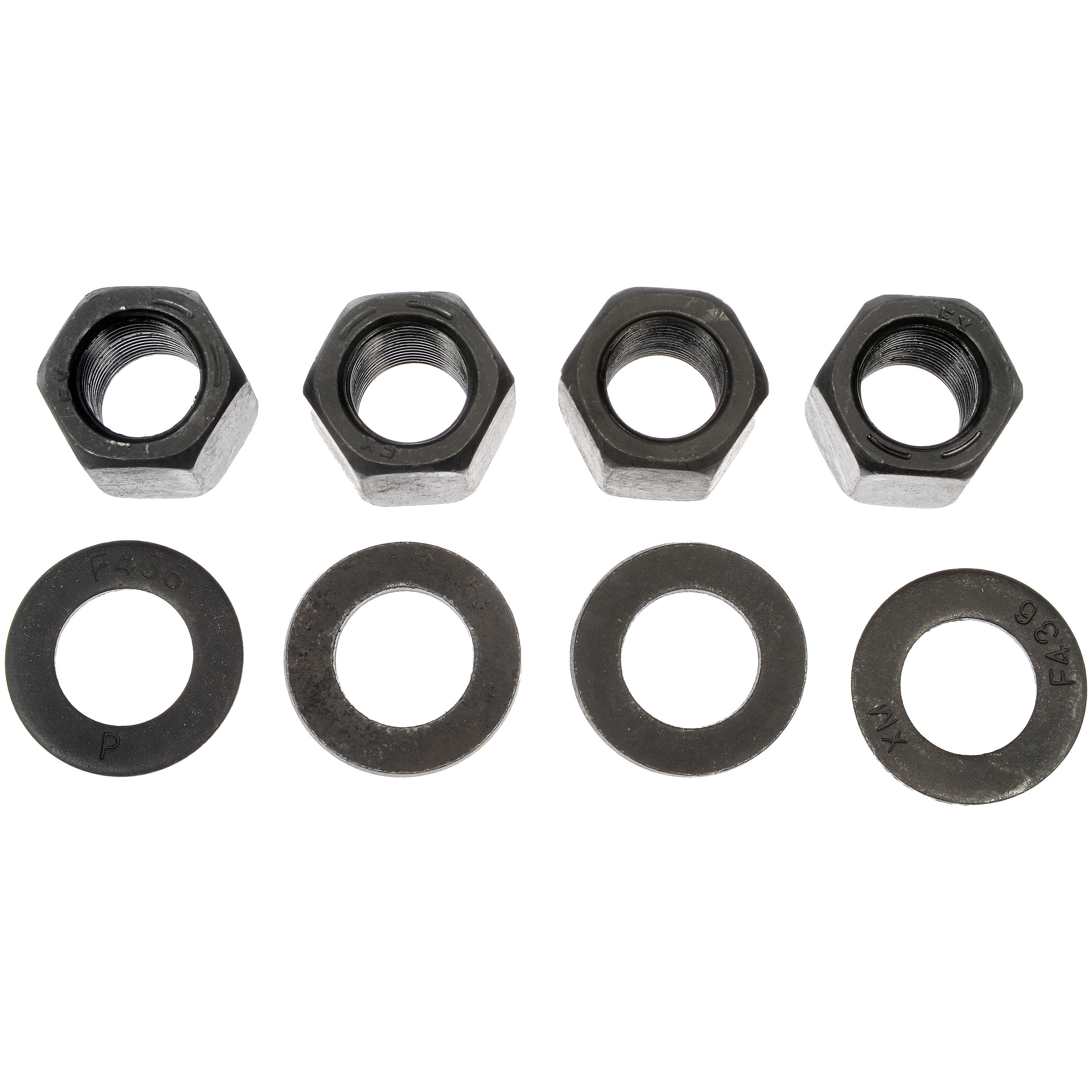 Dorman 929-784 Rear Leaf Spring Axle U-Bolt Kit for Specific Dodge / Ram Models, Semi-Gloss Black