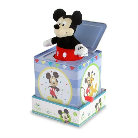 Disney Mickey Mouse Clubhouse Theme Jack In The Box Classic Tin Wind-up Toy