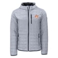 thumbnail image 2 of Men's Cutter & Buck  Gray Texas Longhorns Vault Rainier Primaloft Eco Full-Zip Hooded Jacket, 2 of 3