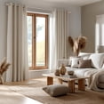 thumbnail image 2 of NICETOWN 1" White Curtain Rods, Adjustable Length 48 to 84 inch, Suitable for Living Room & Bedroom Curtains, White, Set of 1, 2 of 9