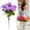 Hot Pink*1+Purple*1+White*1+Red*1+Orange*1+Pink*1, variant on 13.77" Artificial Rose Bouquet for Wedding Decor Cemetery Flowers Year Round Home Decor High Quality Non Fading Fabric Water Resistant Table Centerpieces Funeral , A Bouquet of Seven Artificial Roses