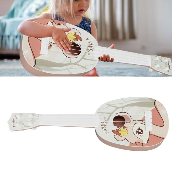 Mini Ukulele, Lightweight Enlightenment Musical Instrument Soft String Educational Guitar Toy for Toddlers and Preschoolers