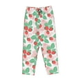 thumbnail image 4 of Goofa Strawberry Printed Soft Pajama Pants for Women, Wide Leg Comfy Casual Lounge Yoga Pants-Medium, 4 of 9
