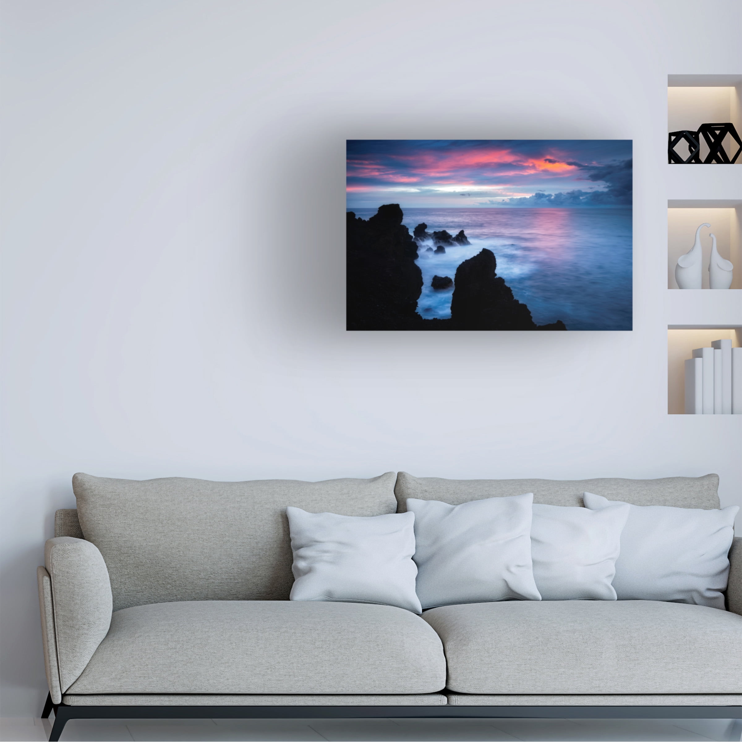 Dennis Frates 'Sunrise 9' Canvas Art