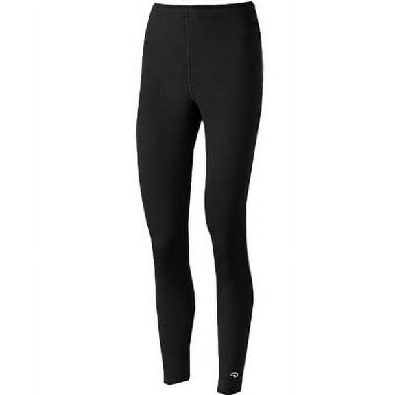 Hanes KEW4 Duofold Varitherm Performance Womens Thermal Pants Size Large, Black