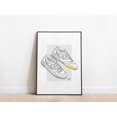 thumbnail image 3 of Póster de zapatillas de deporte de marca de fama mundial para sala de estar, pintura en lienzo moderna, arte para el hogar, decoración de pared, imágenes estéticas, regalos, 3 of 5