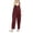 Red, variant on LLYwey Womens Trousers Women Sleeveless Dungarees Loose Cotton Long Playsuit Jumpsuit Pants Trousers Female Dress Pants Long Pant Style H3000 Red M