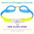thumbnail image 4 of Gafas de natación Keary para niños de 3 a 9 años con protección UV, 4 of 8
